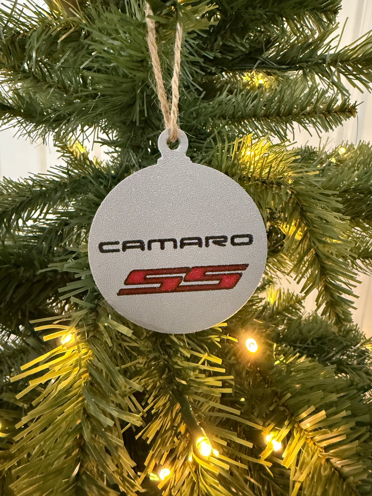 Camaro SS Christmas Ornament