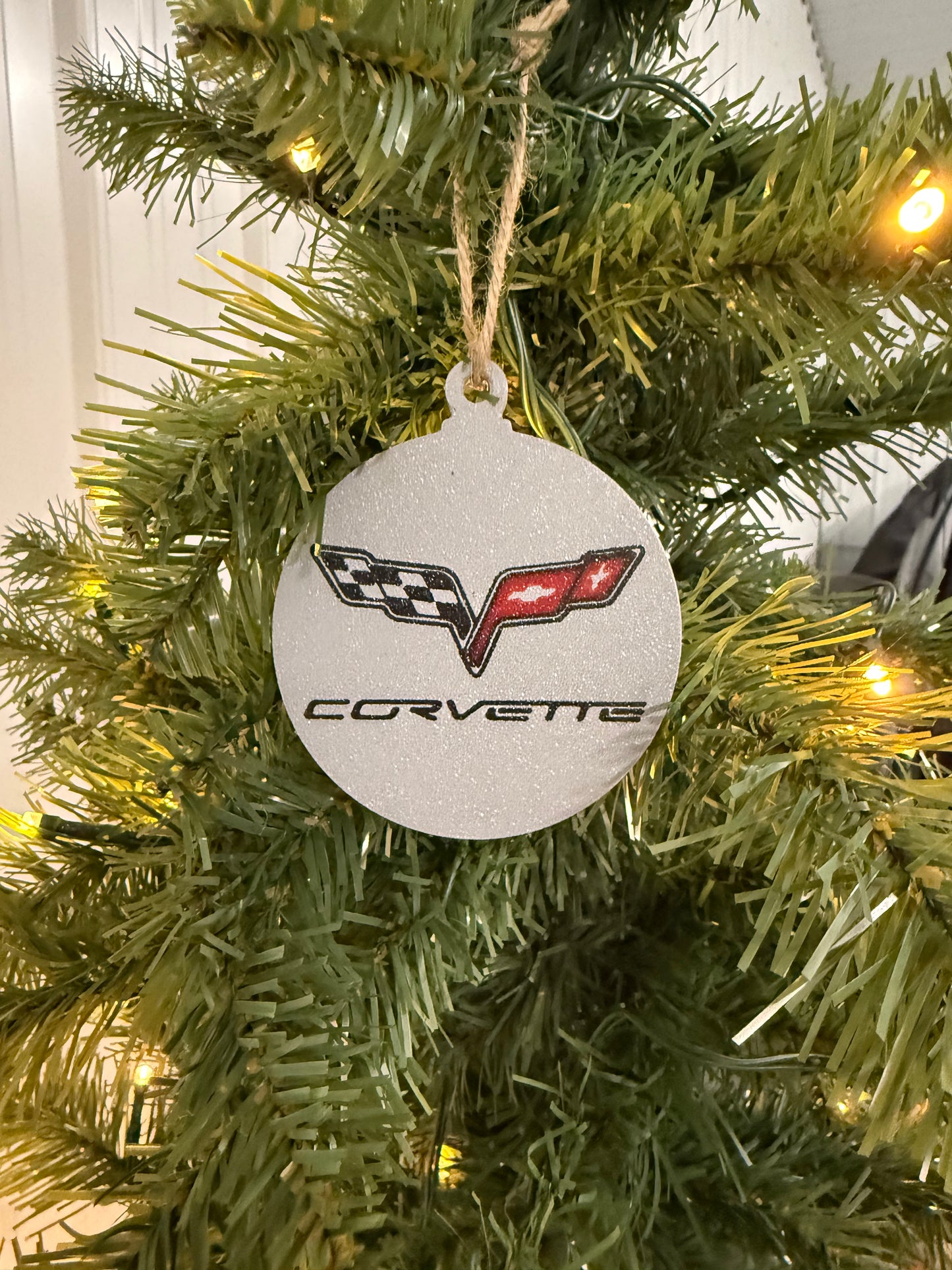 Corvette Christmas Ornament