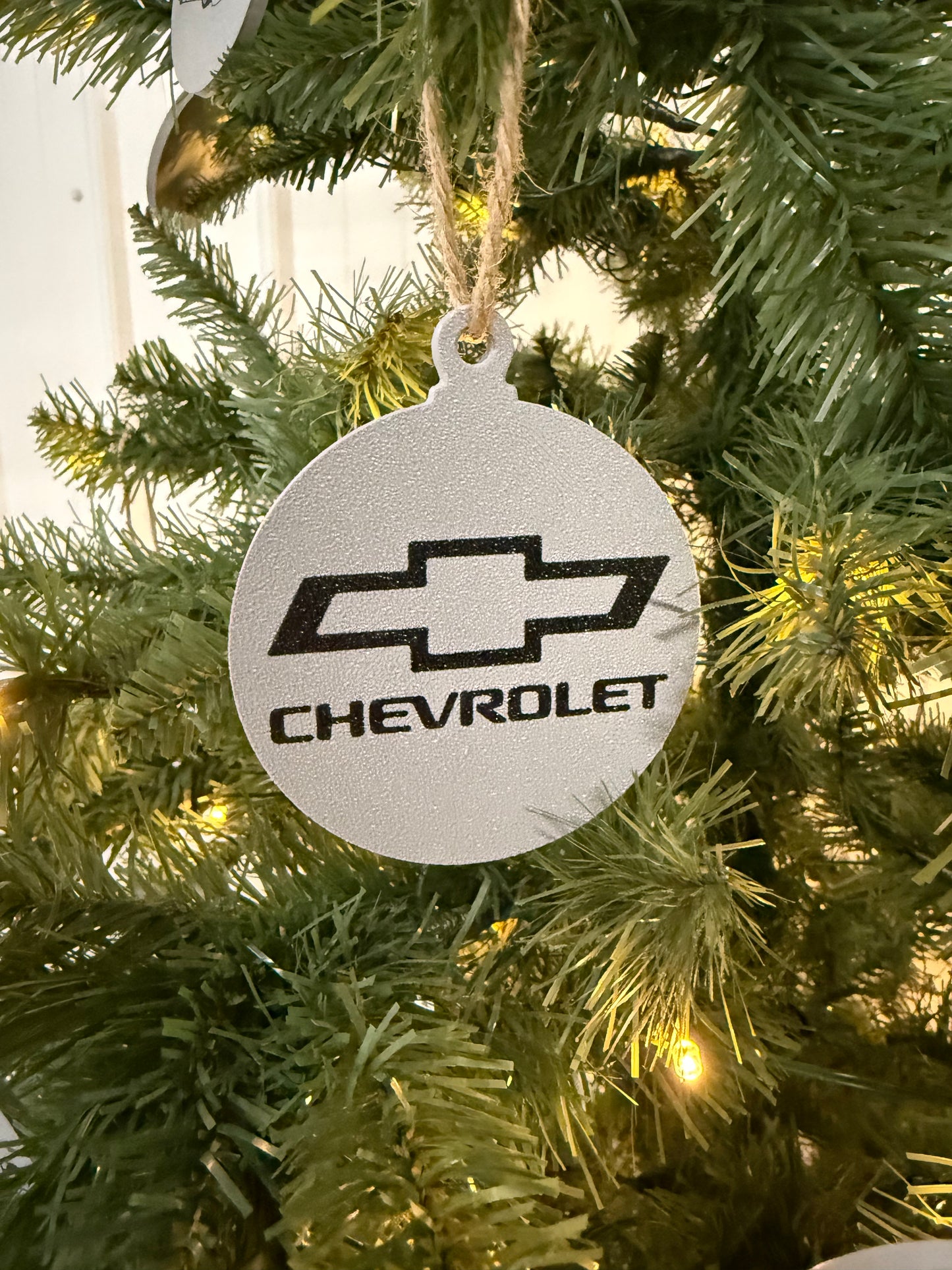 Chevy Bowtie Christmas Ornament