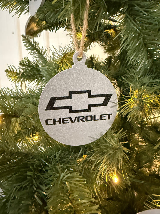 Chevy Bowtie Christmas Ornament