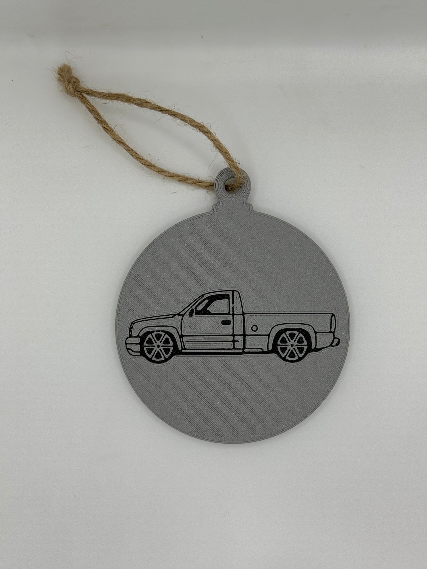 03-06 Silverado Side View Christmas Ornament