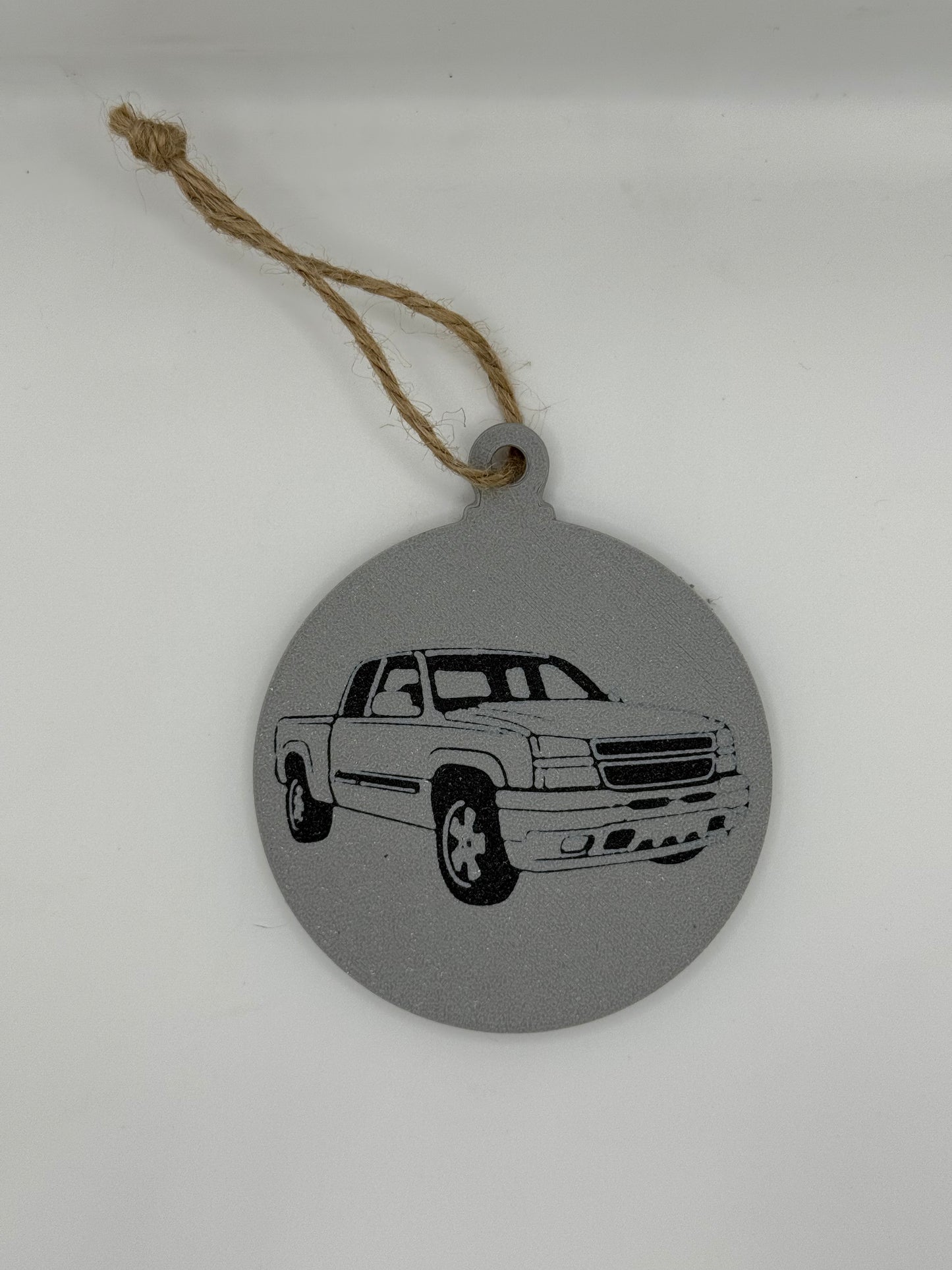 03-06 Silverado Side View Christmas Ornament